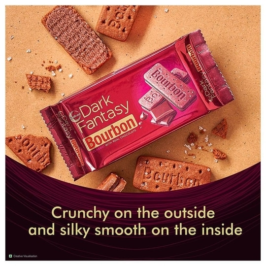 Sunfeast Dark Fantasy Bourbon Cream Biscuit 108 g