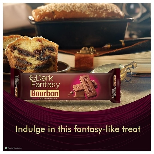 Sunfeast Dark Fantasy Bourbon Cream Biscuit 108 g