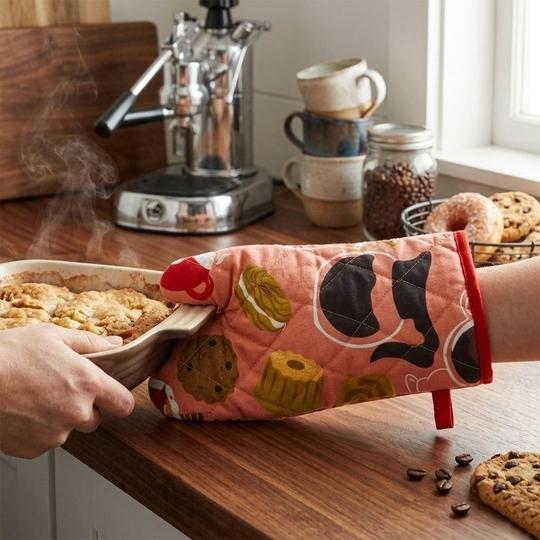 Happy Living Assorted Printed Oven Glove 18 x 28 cm