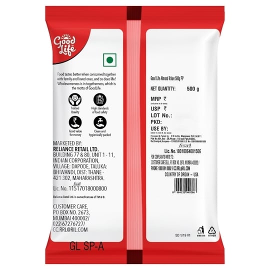 Good Life Value Almond 500 g