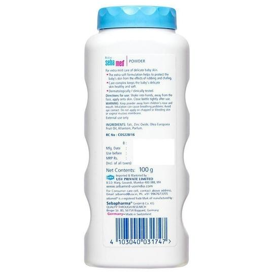 Sebamed Baby Powder For Delicate Skin With Olive Oil 100 g