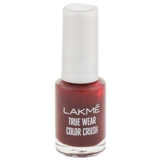 Lakme True Wear Purple Color Crush Nail Polish Bottle 6 ml (403)