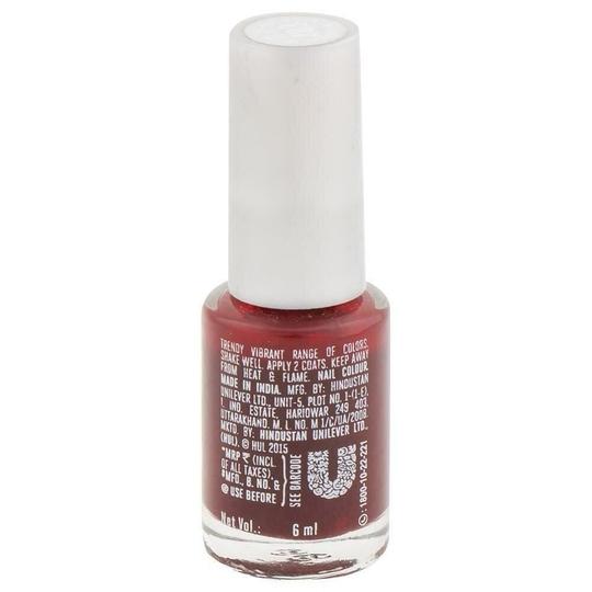 Lakme True Wear Purple Color Crush Nail Polish Bottle 6 ml (403)