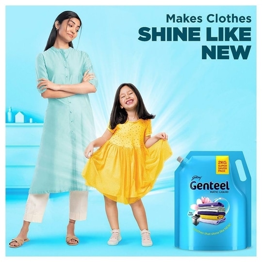 Godrej Genteel Matic Top Load Liquid Detergent 2 kg