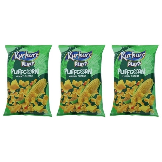 Kurkure Cheese Puffcorn Pack of 3 55 g