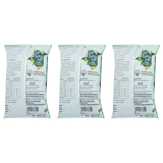 Kurkure Cheese Puffcorn Pack of 3 55 g