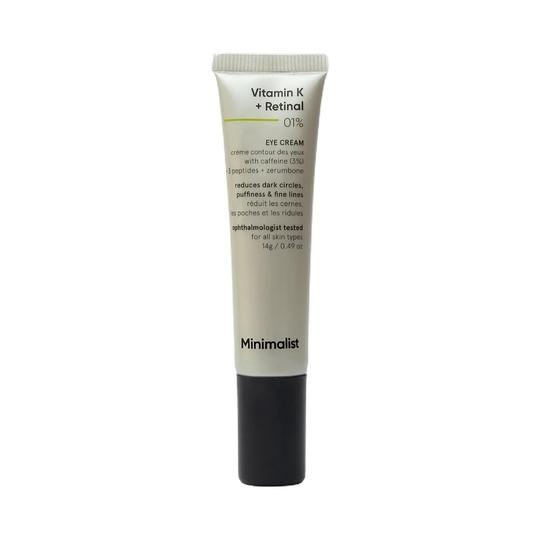 Minimalist Vitamin K + Retinal 01% Eye Cream 14 g