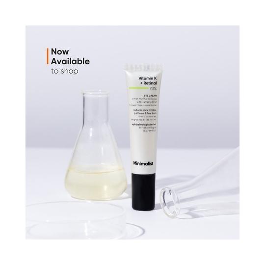Minimalist Vitamin K + Retinal 01% Eye Cream 14 g