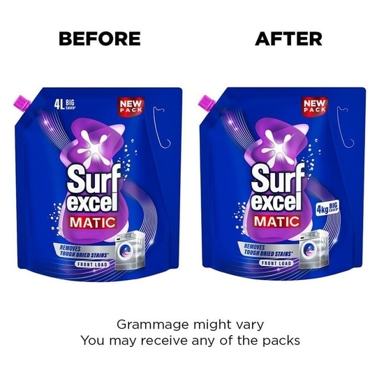 Surf Excel Matic Front Load Liquid Detergent 4 kg