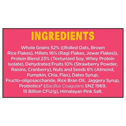 Yogabar Protein Muesli + Fruits + Nuts + Seeds 350 g