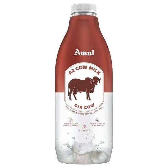 Amul A2 Gir Cow Milk 1 L (Bottle)