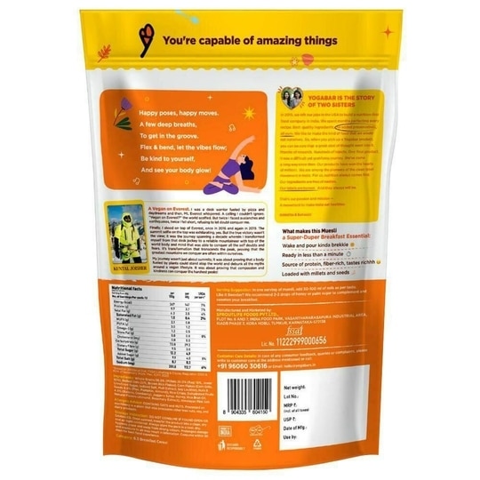 Yogabar Millet Muesli 450 g