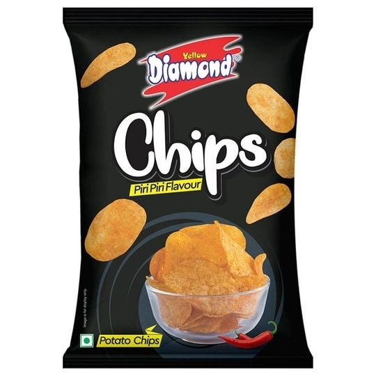 Yellow Diamond Piri Piri Potato Chips 80 g