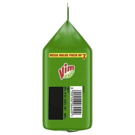 Vim Lemon Dishwash Bar 200 g (Pack of 7)