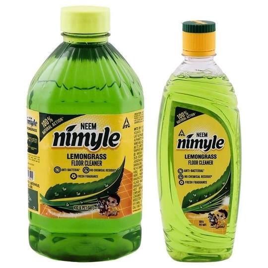 Nimyle Antibacterial Neem Lemongrass Floor Cleaner 2 L+ 500 ml