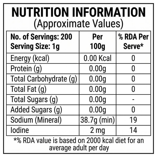 Dr Brand Iodised Sea Salt 200 g