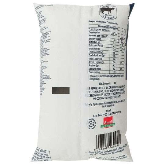 Amul A2 Buffalo Milk 1 L
