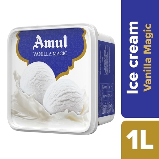 Amul Vanilla Magic Ice Cream 1 L (Tub)