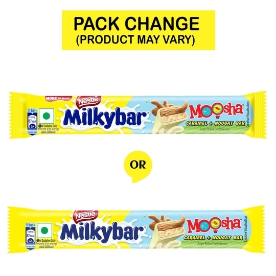 Nestle Milkybar Moosha Caramel & Nougat Bar 38 g