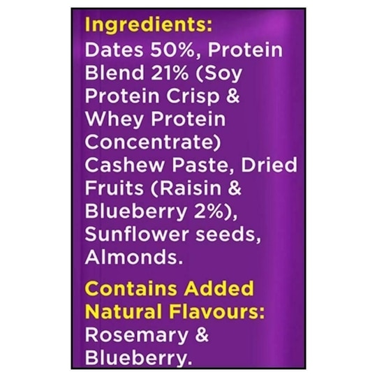 Yogabar Blueberry Blast Daily Protein Bar 50 g