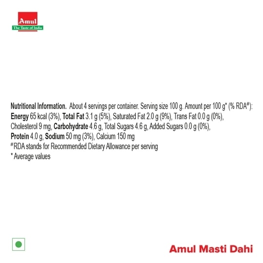 Amul Masti Dahi 380 g