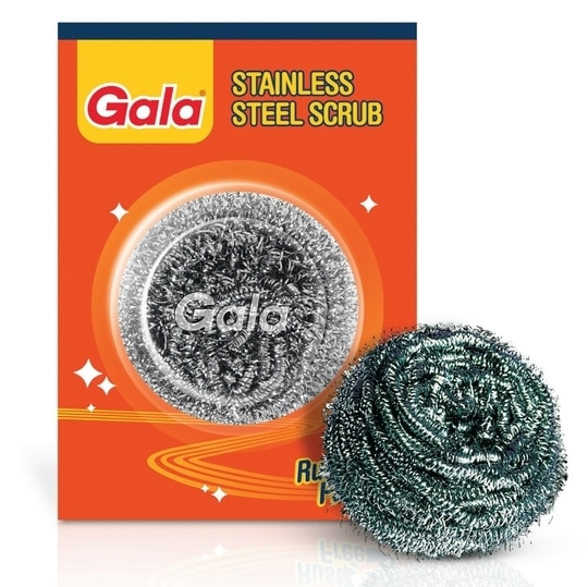 Gala Swash Card Steel Scrubber 7cm 1 N