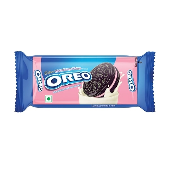 Cadbury Oreo Strawberry Cream Sandwich Biscuit 41.75 g