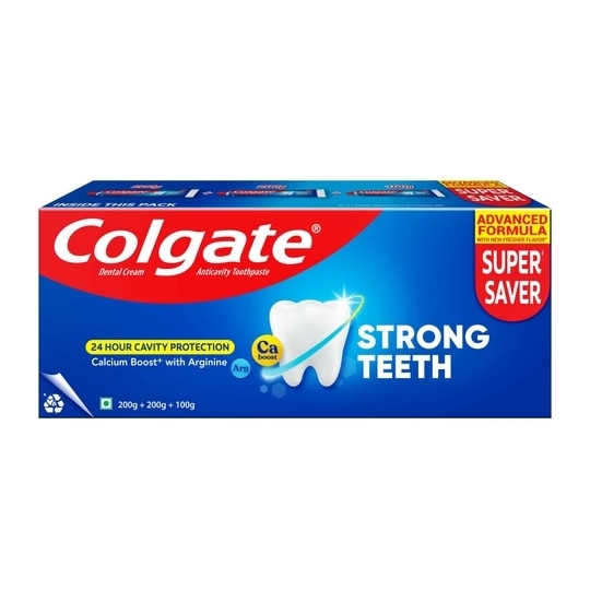 Colgate Strong Toothpaste (200 g x 2 + 100 g)