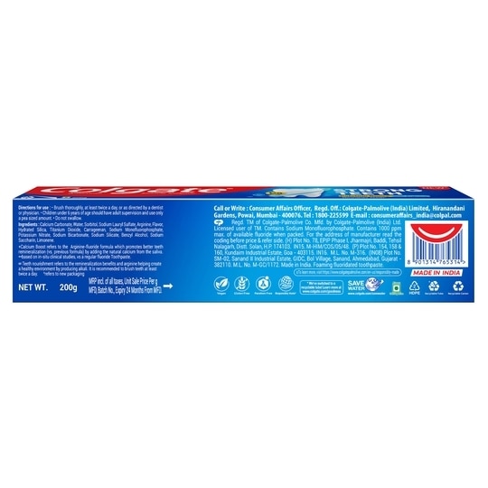Colgate Strong Teeth Dental Cream Toothpaste 200 g
