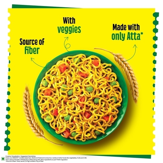 Maggi Nutri-Licious Masala Veg Atta Noodles 290 g