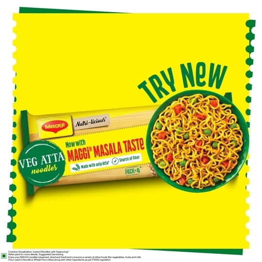 Maggi Nutri-Licious Masala Veg Atta Noodles 290 g