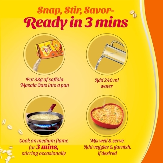 Saffola Classic Masala Oats 225 g
