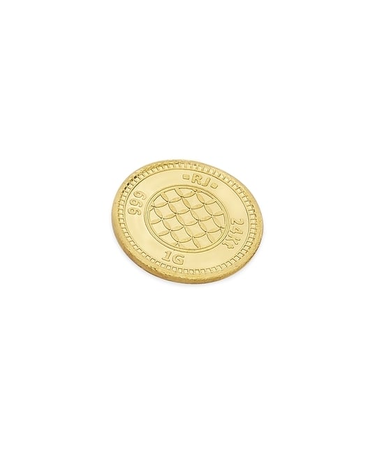 Reliance Jewels 24 Kt 999 RJ Gold Coin 1 g