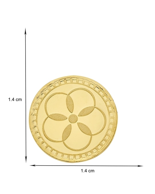 Reliance Jewels 24 Kt 999 RJ Gold Coin 1 g