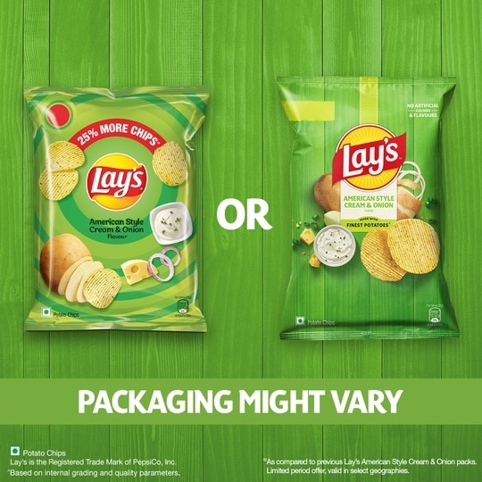 Lay's American Style Cream & Onion Potato Chips 80 g
