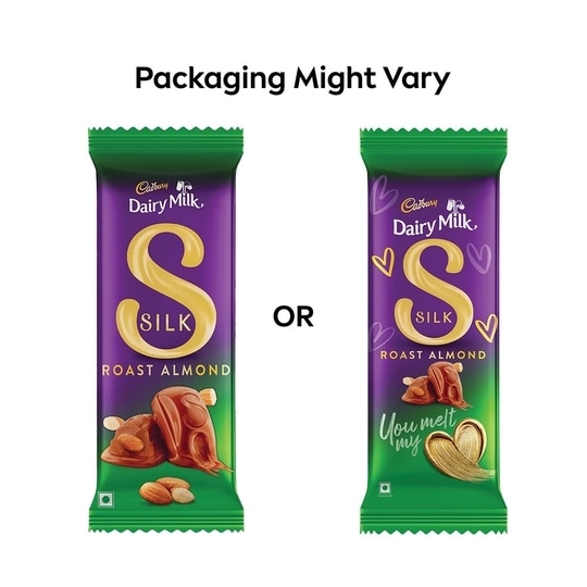 Cadbury Dairy Milk Silk Roast Almond Chocolate Bar 52 g
