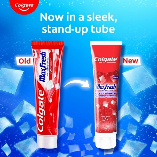 Colgate Maxfresh Ultrafreeze Spicy Fresh Red Gel Toothpaste 150 g