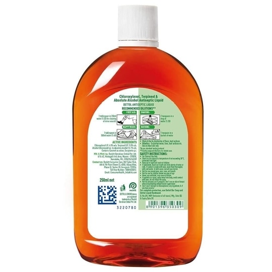 Dettol Antiseptic Liquid 250 ml Bottle
