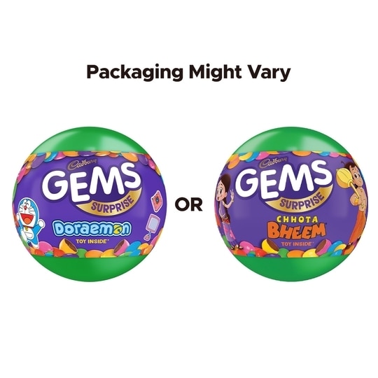 Cadbury Gems Surprise Ball with Toy 14.69  g