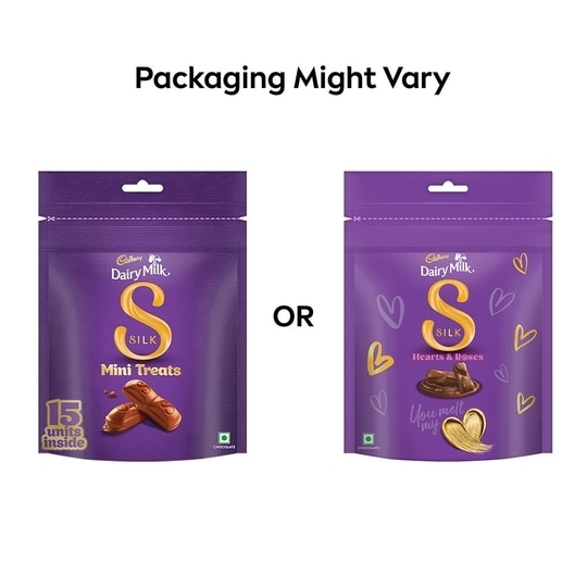 Cadbury Dairy Milk Silk Minis Home Treats Chocolate 135 g