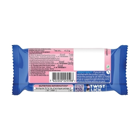 Cadbury Oreo Strawberry Cream Sandwich Biscuit 41.75 g