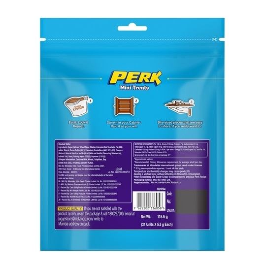 Cadbury Perk Home Treats Chocolate 115.5 g