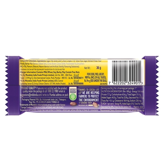 Cadbury Dairy Milk Crackle Chocolate Bar 36 g