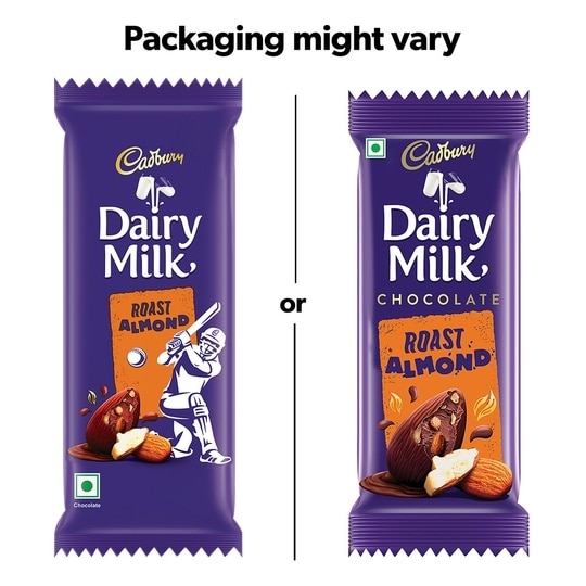 Cadbury Dairy Milk Roast Almond Chocolate Bar 36 g