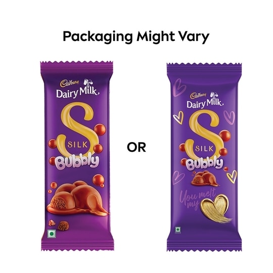 Cadbury Dairy Milk Silk Bubbly Chocolate Bar 46 g