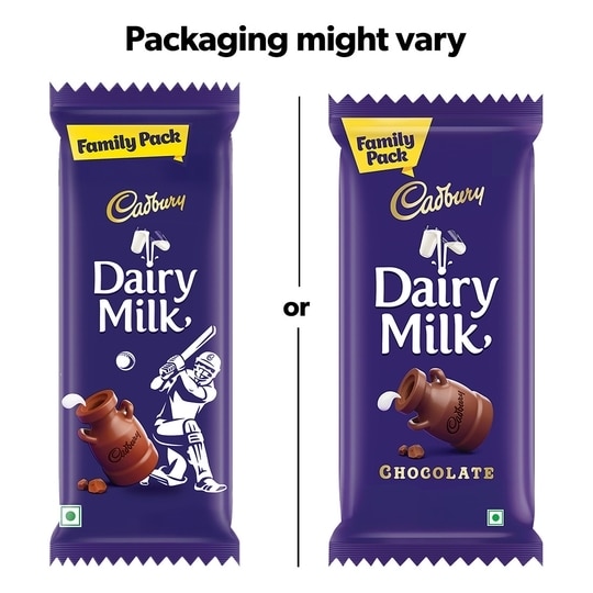 Cadbury Dairy Milk Chocolate Bar Family Pack 112 g