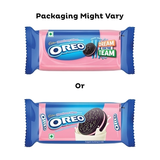Cadbury Oreo Strawberry Cream Sandwich Biscuit 41.75 g