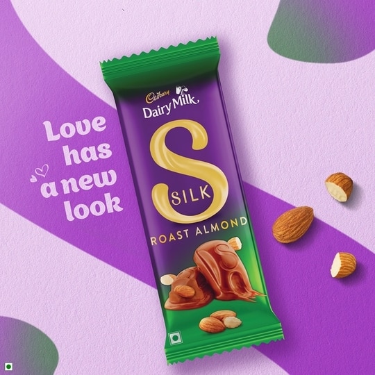 Cadbury Dairy Milk Silk Roast Almond Chocolate Bar 52 g