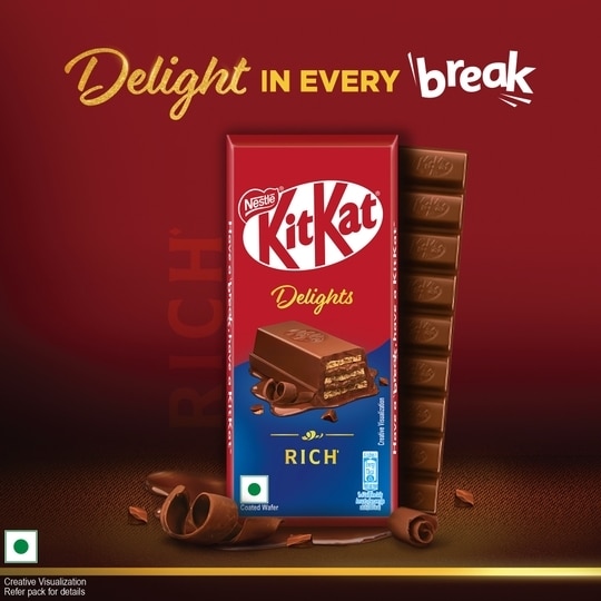 Nestle KitKat Delights Rich Chocolate Coated Wafer 150 g