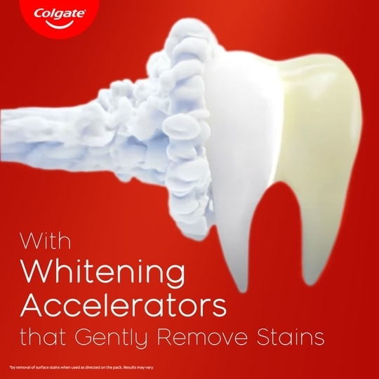Colgate Visible White Sparkling Mint Toothpaste 100 g (Pack of 2)
